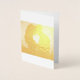 Anniversary Photo   Script  Foil Card