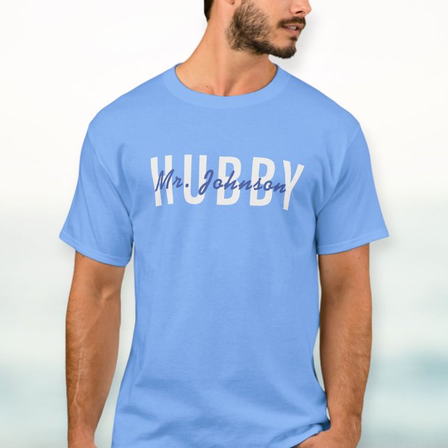 Anniversary printed t-shirt /hubby shirt (Creator Uploaded)