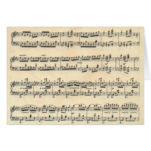 Anniversary Sheet Music (Front Horizontal)