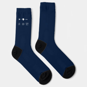 Anniversary Socks Dark Blue