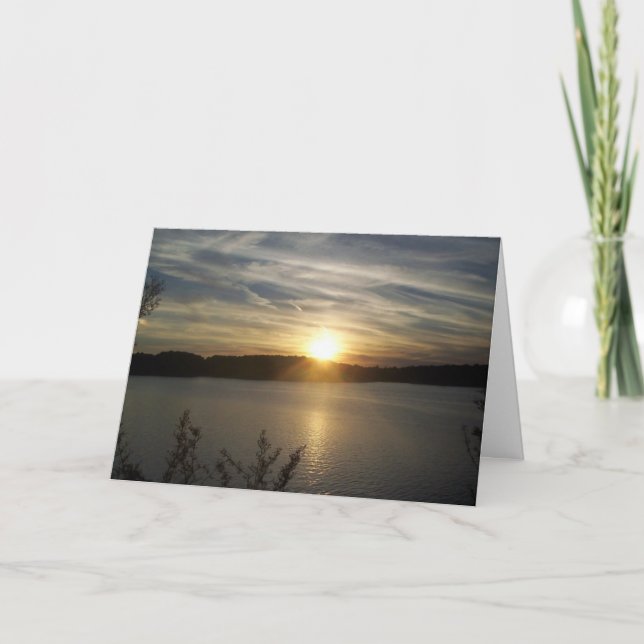 ANNIVERSARY Sunset Card (Front)