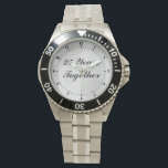 ANNIVERSARY -WATCH WATCH<br><div class="desc">ANNIVERSARY- WATCH-SILVER ANNIVERSARY-ADD YOUR OWN TEXT</div>