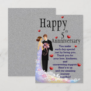 Anniversary wish card