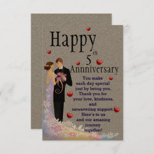 Anniversary wish  card