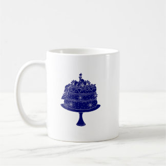 anniverssary cake mug