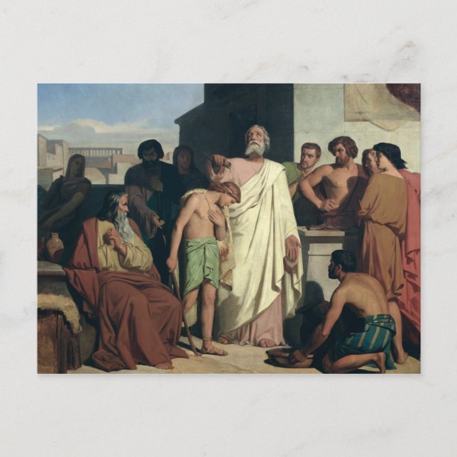 Annointing of David by Saul, 1842 Postcard (Front)