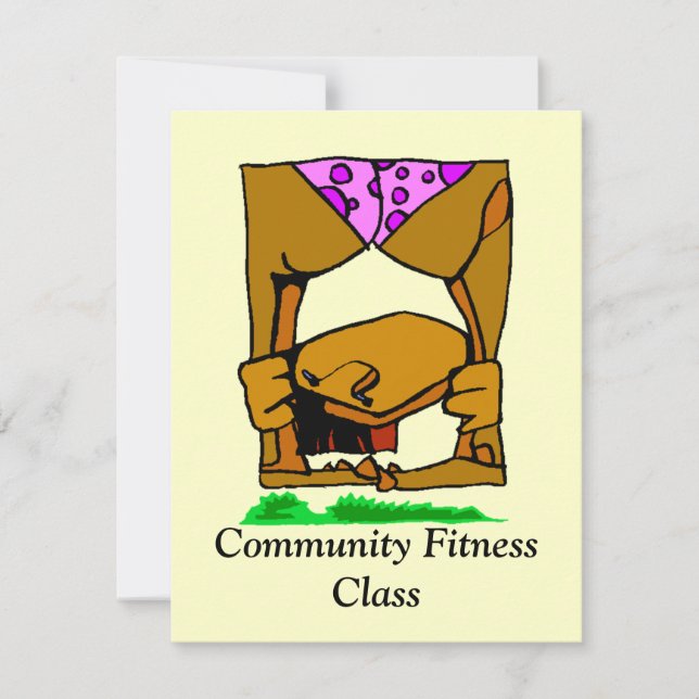 ANNOUNCEMENT ANNOUNCE FITNESS AEROBIC CLASSES (Front)