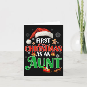 Announcement First Christmas As An Aunt Matching F