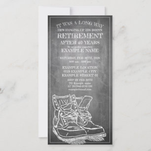 Announcement of retirement with old boots V3.0