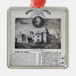 Announcement of the establishment metal tree decoration