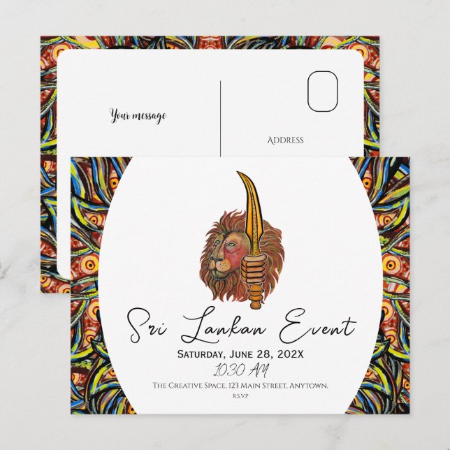 Announcement Postcard (Front/Back)