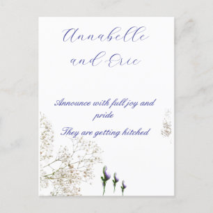 Announcement postcards 