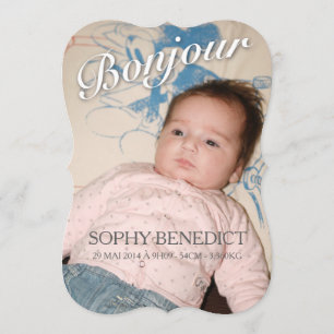 Announcing Birth - Girl Announcement