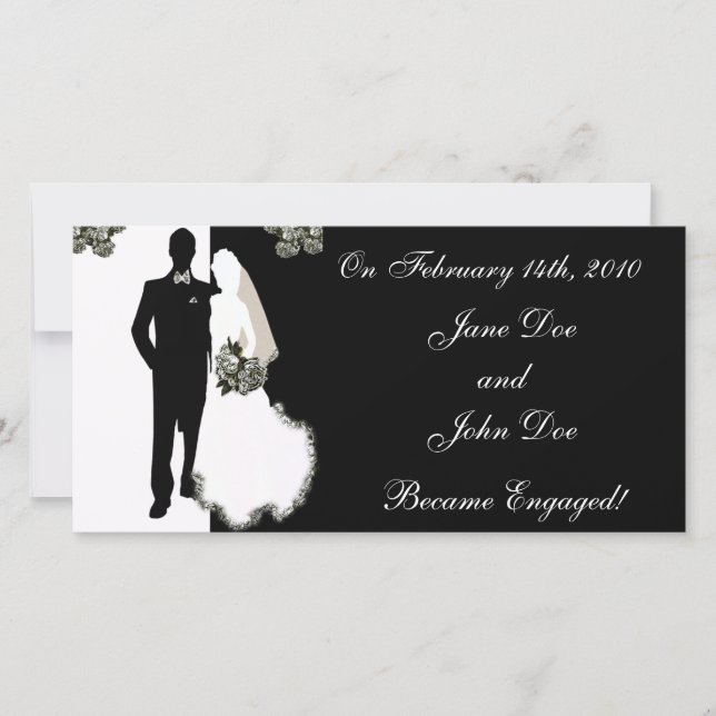 Announcing Our Engagement Cards (Front)