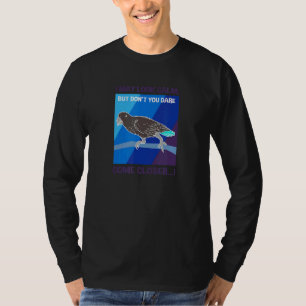 Annoyed African Grey Parrot Biting Finger T-Shirt