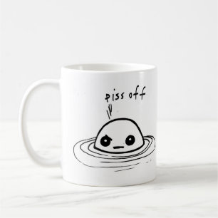 annoyed baby seal coffee mug