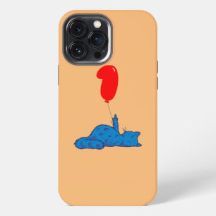 Annoyed Cat 1st Birthday Kids Balloon Party iPhone 13 Pro Max Case