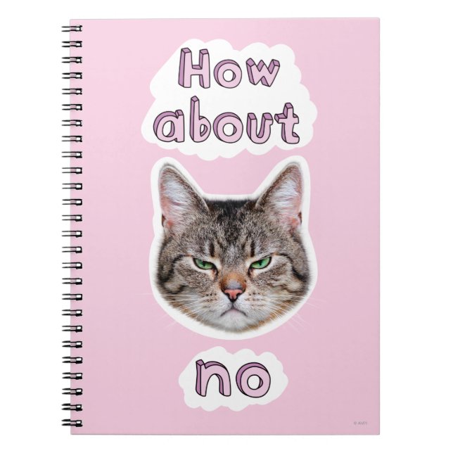 Annoyed Cat Notebook (Front)