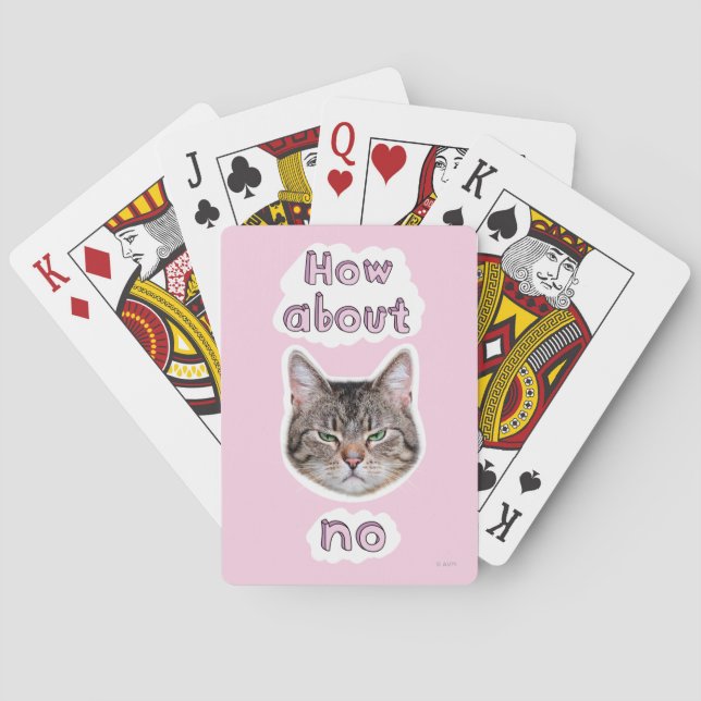 Annoyed Cat Playing Cards (Back)
