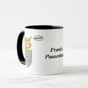 annoying cat in chest pocket mug