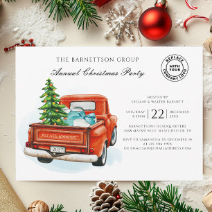 Annual Business Christmas Holiday Party Invitation