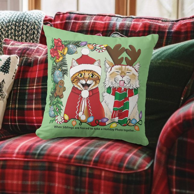 Annual Cat Christmas Photo Cushion (Creator Uploaded)
