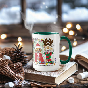 Annual Cat Christmas Photo Mug