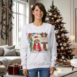Annual Cat Christmas Photo Sweatshirt