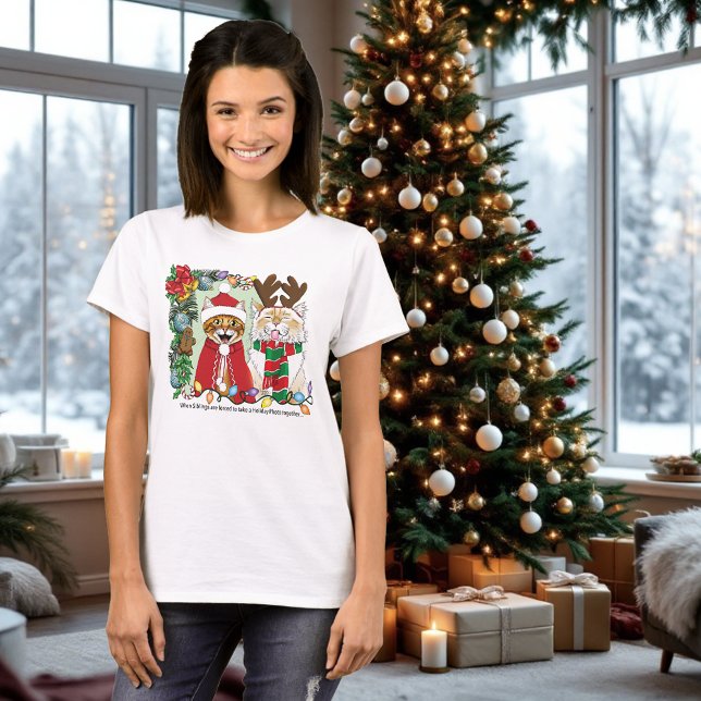 Annual Cat Christmas Photo T-Shirt (Creator Uploaded)