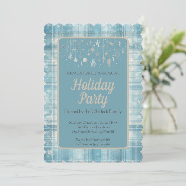 Annual Christmas card (Standing Front)