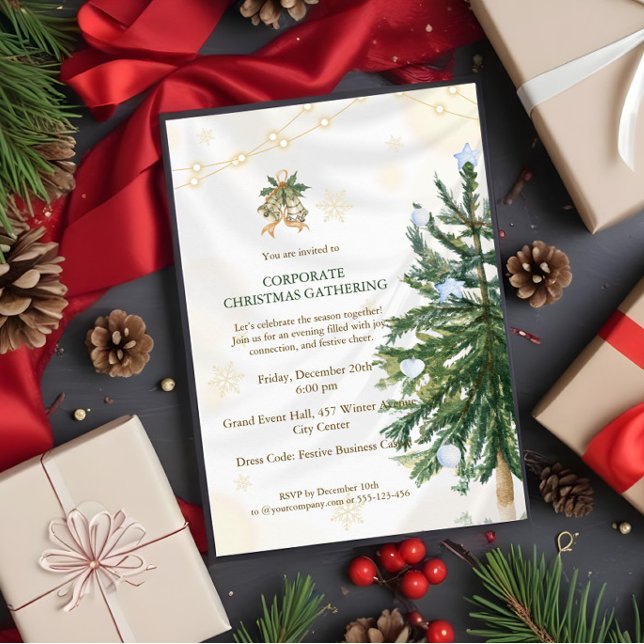 Annual Corporate Christmas Party Invitation (Creator Uploaded)