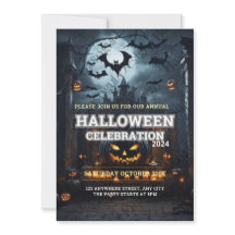 Annual Family Pumpkin Carving Party Halloween Invi