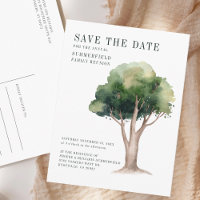 Annual Family Reunion Genealogy Tree Save the Date