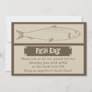 Annual Fish Fry Invitation