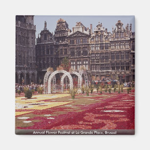 Annual Flower Festival at La Grande Place, Brussel Magnet