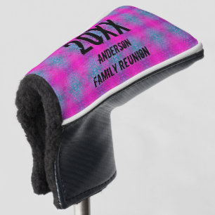 Annual Golf Tournament Neon Tie Dye Family Reunion Head Cover