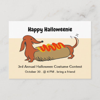 Annual Halloween Costume Contest party invitation