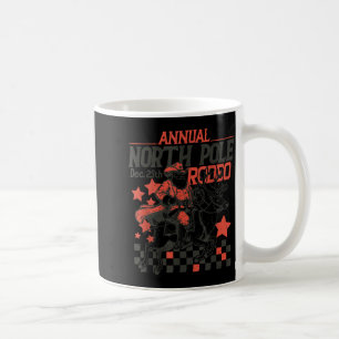 Annual North Le Rodeo Santa Western Cowboy Christm Coffee Mug