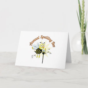 Annual Spelling Bee Card