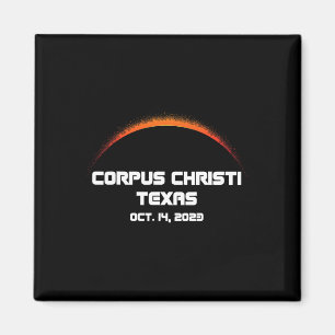 Annular Solar Eclipse S Corpus Christi Fall Magnet