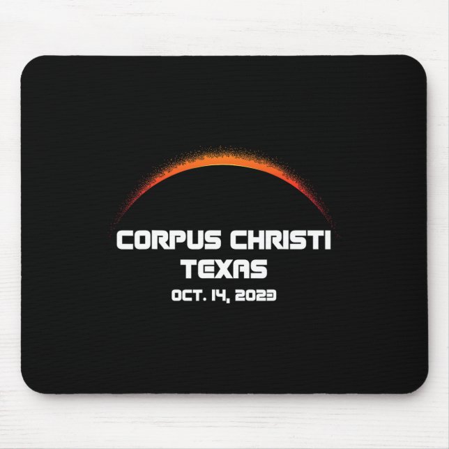 Annular Solar Eclipse S Corpus Christi Fall  Mouse Pad (Front)