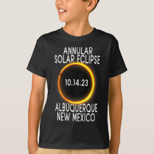 Annular Solar Eclipse T - Albuquerque New Mexico  T-Shirt