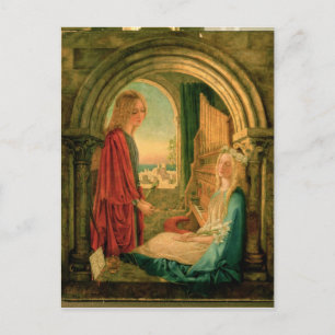 Annunciation, 1859 postcard