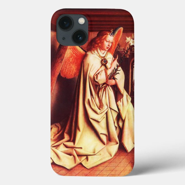 ANNUNCIATION ANGEL Archangel Gabriel,Jan Van Eyck Case-Mate iPhone Case (Back)