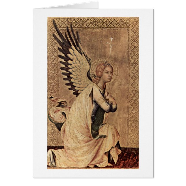 Annunciation Angel By Simone Martini (Front)