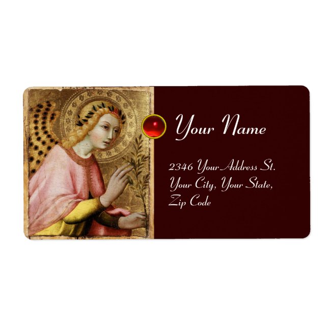 ANNUNCIATION ANGEL, Red Ruby (Front)