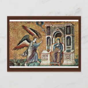 Annunciation By Cavallini Pietro (Best Quality) Postcard