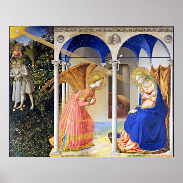 ANNUNCIATION by Fra Beato Angelico Poster (Front)