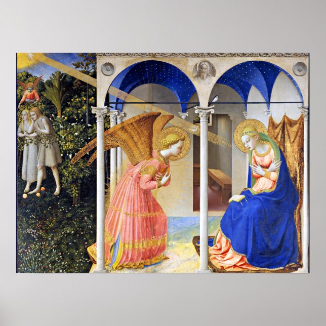 ANNUNCIATION by Fra Beato Angelico Poster (Front)