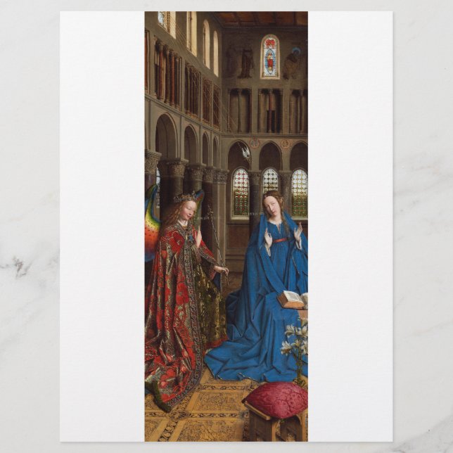 Annunciation by Jan van Eyck Flyer (Front)
